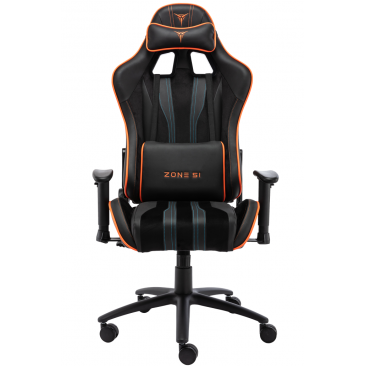 Кресло GRAVITY черный/оранжевый