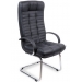 Кресло АТЛАНТ КОНФЕРЕНЦ ХРОМ черный