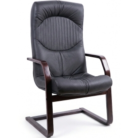 Кресло ГЕРМЕС КОНФЕРЕНЦ ЭКСТРА черный
