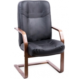 Кресло МИНИСТР КОНФЕРЕНЦ ЭКСТРА-К черный