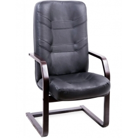 Кресло МИНИСТР КОНФЕРЕНЦ ЭКСТРА черный