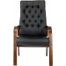 Кресло T-9928WALNUT-CF черный Кресло T-9928WALNUT-CF черный