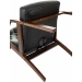 Кресло T-9928WALNUT-CF черный Кресло T-9928WALNUT-CF черный
