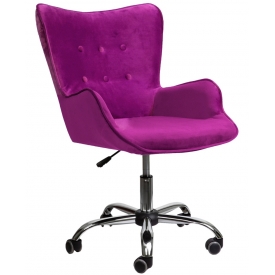 Кресло BELLA велюр фиолетовый