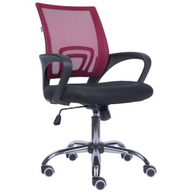Кресло EP-696 черный/бордовый