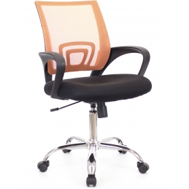 Кресло EP-696 черный/оранжевый