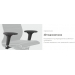 Кресло SIT 8 B2-9D - X2+Extra /Uh00/Wh12/D02P(M09.B11.G19.W02) черный