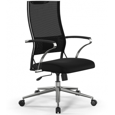 Кресло SIT AIR-180 B2-290K YP99+UMF(X1) /Km00/Wh00/K15cL(M09.B23.G18.W01) черный