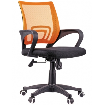 Кресло SP-M96 оранжевый/черный 