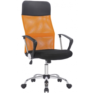 Кресло HL-E16 CONTENT черный/оранжевый