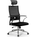Кресло SIT AIR-180 B2-290K YP99+UMF(X1) /Km00/Wh00/K15cL/H13mM-1DF(M09.B23.G18.W01) черный