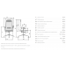 Кресло SYNCHROSIT 10 B1-104D X2 /Um00/Nb00/D03P(M23.B11.G19.W35) синий