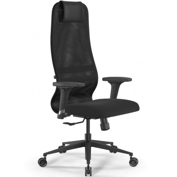 Кресло SYNCHROSIT 8 B1-9D X2+UMF(SY271) /Uh00/Wh12/D02P(M25.B11.G19.W29) черный