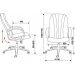 Кресло T-898/3С1 серый 