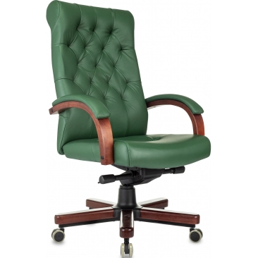 Кресло T-9928 WALNUT зеленый Кресло T-9928 WALNUT зеленый