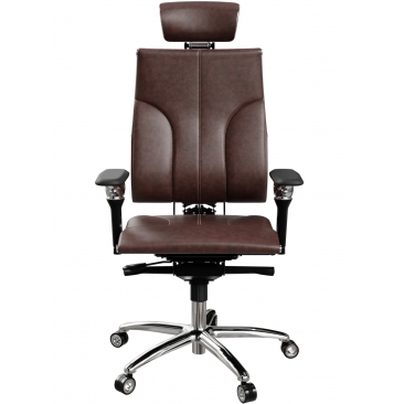 Кресло Y 4DT L2-10D-GENUINE темно-коричневый Кресло Y 4DT L2-10D-GENUINE темно-коричневый