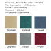 Секция ДЕЛИ КМ14-03 разборная, крепление к полу